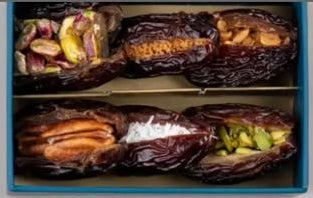 Medjool Stuffed Mix small gift box with premium Medjool dates stuffed with mixed nuts